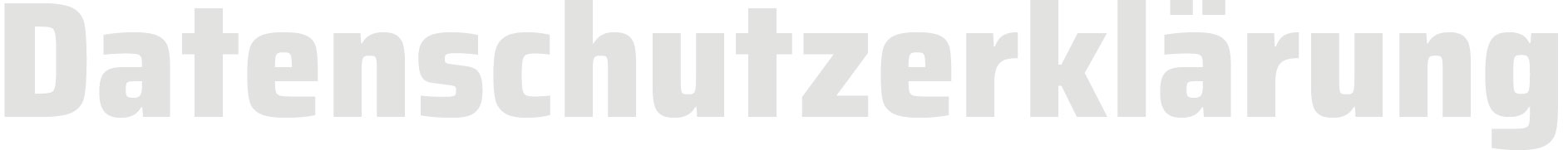 Datenschutzerklärung